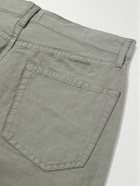 Sid Mashburn - Straight-Leg Hemp and Cotton-Blend Canvas Trousers - Green