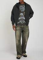 Kidwest Eagle Atelier Printed Cotton T-shirt Black