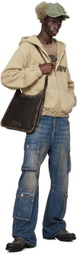 MISBHV Beige Community Zipped Hoodie