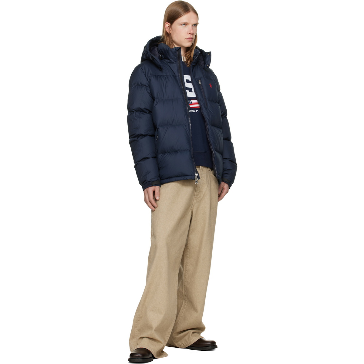 Polo Ralph Lauren Navy Recycled Insulated Down Jacket