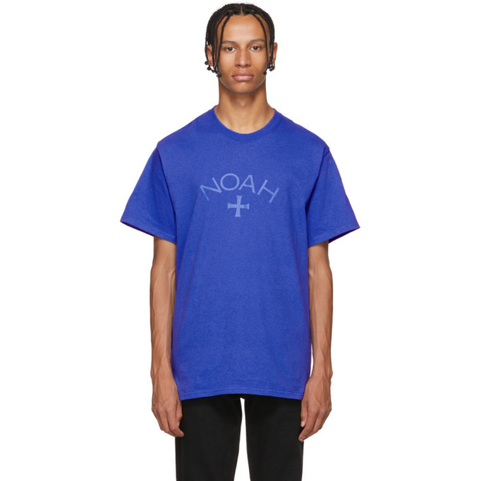 Noah NYC Blue Core Logo T-Shirt Noah NYC
