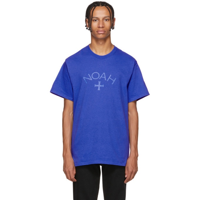 Photo: Noah NYC Blue Core Logo T-Shirt