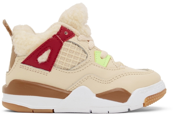 Photo: Nike Jordan Baby Beige Jordan 4 Retro Where The Wild Things Are Sneakers