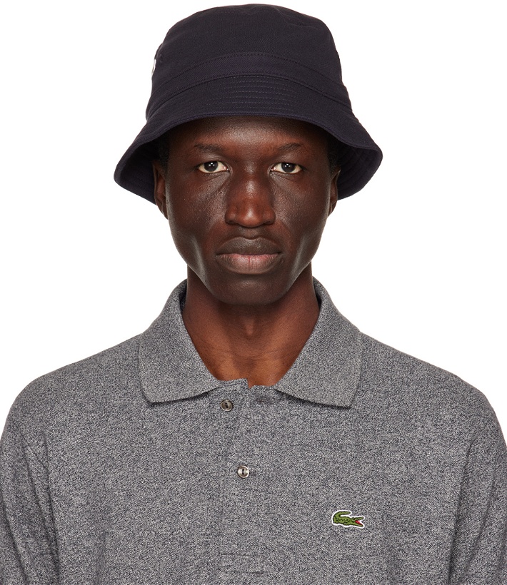 Photo: Lacoste Navy Patch Bucket Hat