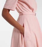 Emilia Wickstead Rubie belted cotton midi dress