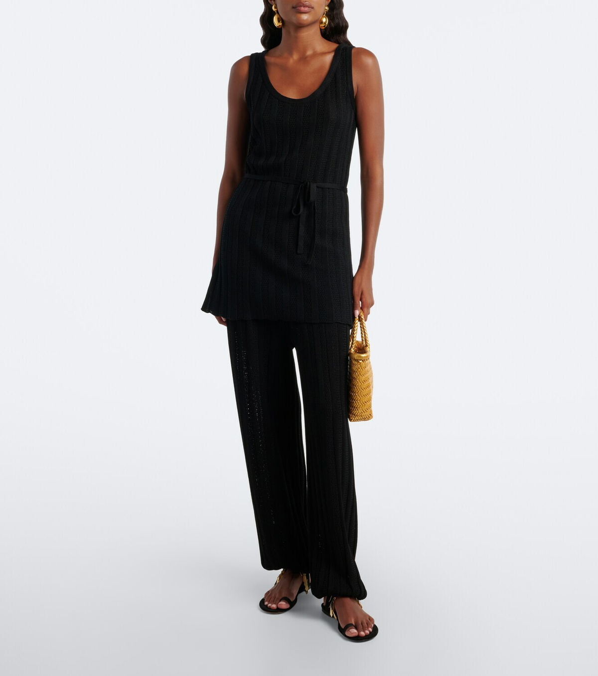 Eres Longitude knitted cotton-blend balloon pants