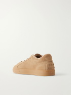 Tod's - Cassetta 04L Shearling-Lined Suede Sneakers - Brown