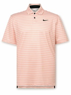 Nike Golf - Tour Striped Dri-FIT Golf Polo Shirt - Orange