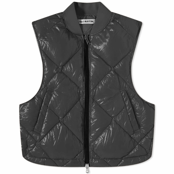 Photo: Cole Buxton Men's CB Quilted Vest in Black