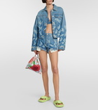 Loewe Paula’s Ibiza printed denim shorts