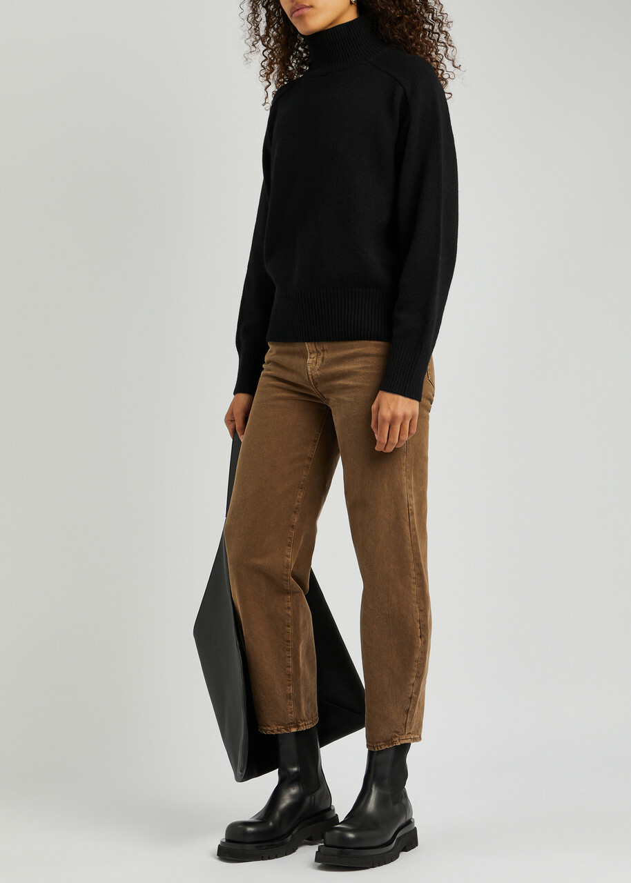 Canada Goose Baysville Roll-neck Wool Jumper Black