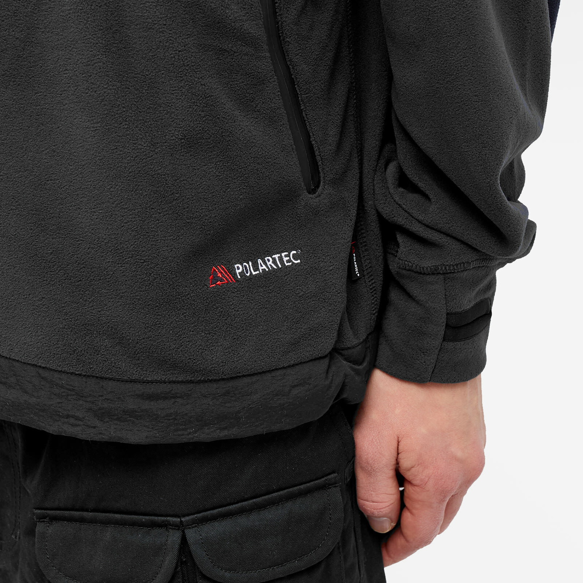 F/CE. Men's Polartec MC Crew Sweat in Black
