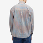 Polar Skate Co. Men's Mitchell Check Shirt in Blue/Rust