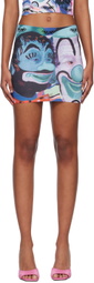 TYT Multicolor 'A Few Clowns Short Of A Circus' Miniskirt