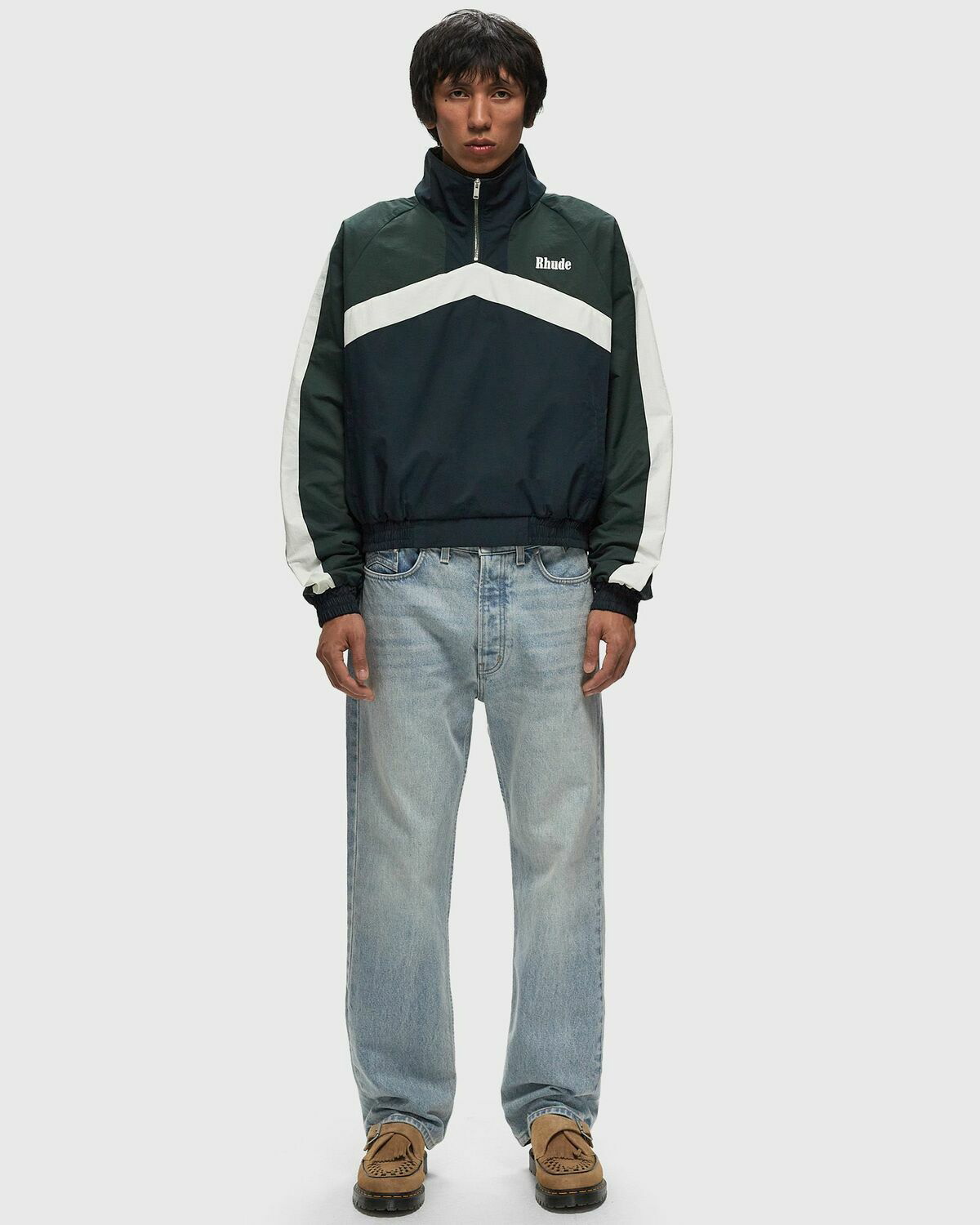 Rhude Motorsport Track Quarterzip Blue Track Jackets Rhude