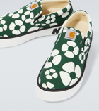 Marni - x Carhartt floral slip-on sneakers
