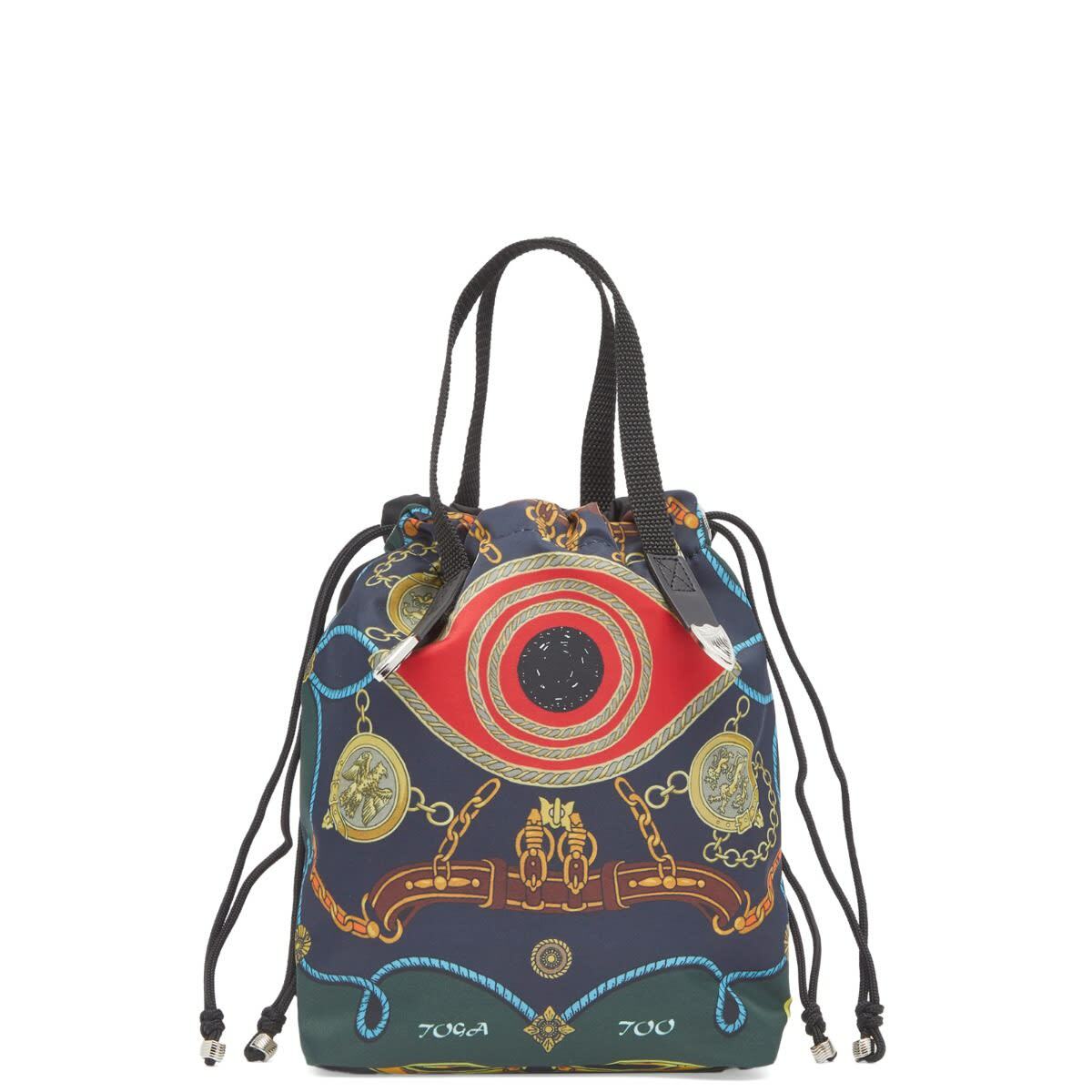 TOGA ARCHIVES Women's TOGA Print Drawstring Bag in Green 