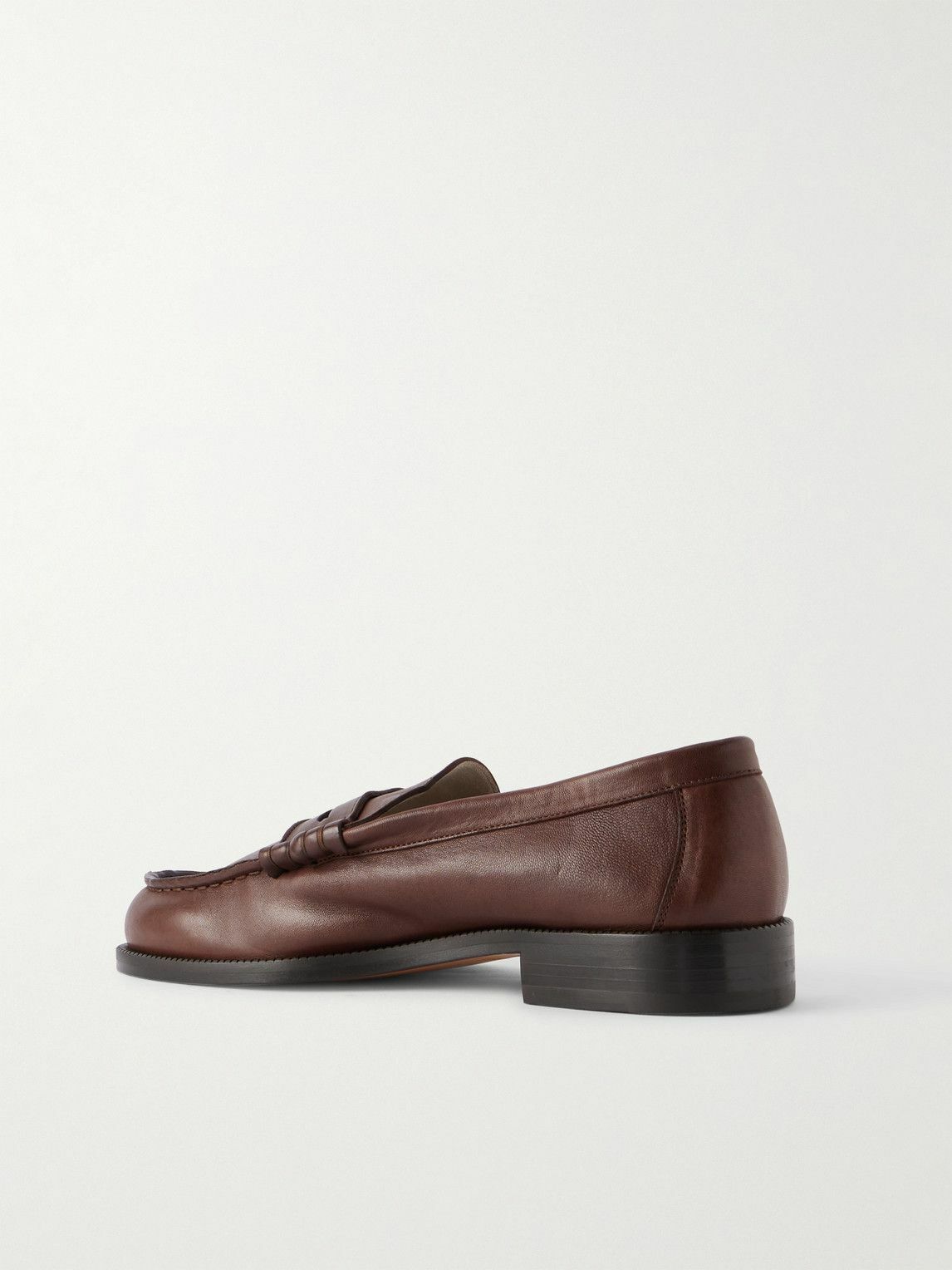 Common Projects - Leather Penny Loafers - Brown