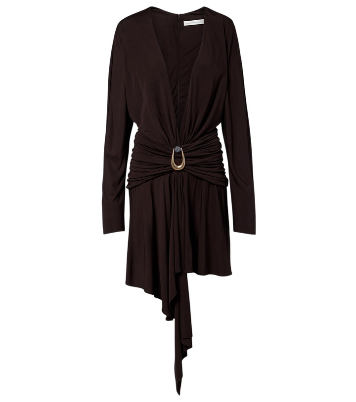 Christopher Esber Red Galathea Asymmetric Mini Dress Christopher Esber