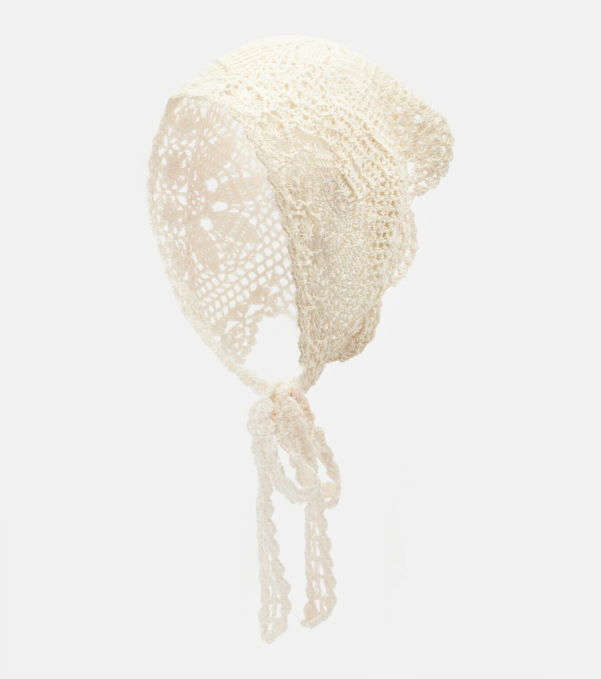 Anna Kosturova Crochet cotton scarf