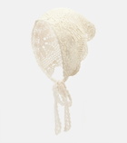 Anna Kosturova Crochet cotton scarf