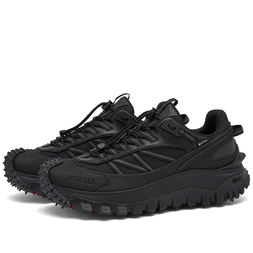 Moncler Men's Trailgrip Gore-Tex Low Top Sneakers in Black