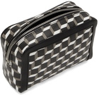 Pierre Hardy Black & White Perspective Cube Travel Pouch