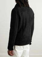 Gabriela Hearst - Shawl-Collar Shearling Jacket - Black
