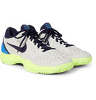 Nike Tennis - Air Zoom Cage 3 HC Rubber and Mesh Tennis Sneakers - Men - Light gray