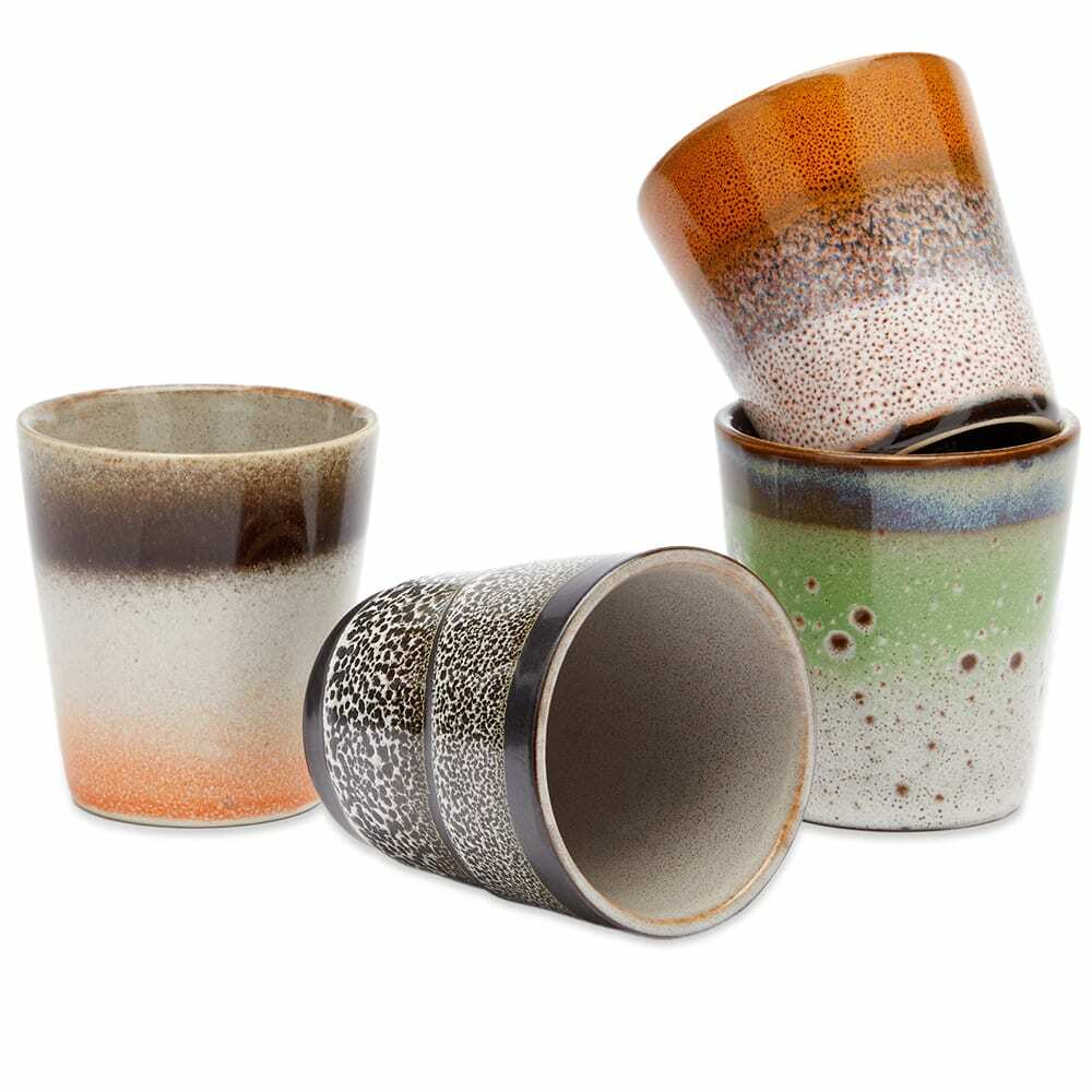 HKLiving Ristretto Mugs - Set of 4 in Good Vibes 
