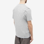 C.P. Company Men's Small Logo T-Shirt in Grey Melange