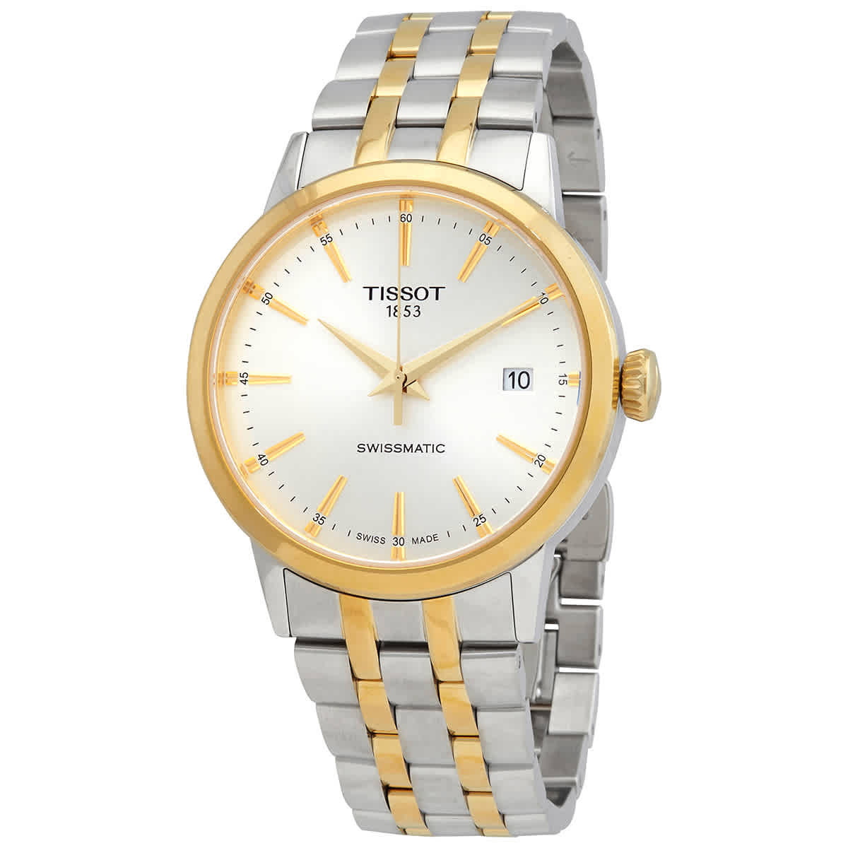Tissot Classic Dream Automatic Silver Dial Two tone Mens Watch T129.407.22.031.01 Tissot