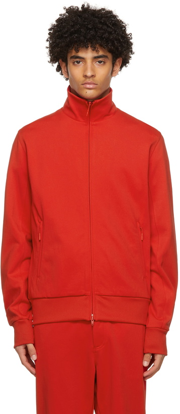 Photo: Y-3 Red Classic Logo Jacket