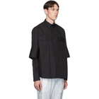 JW Anderson Black Double Cuff Shirt