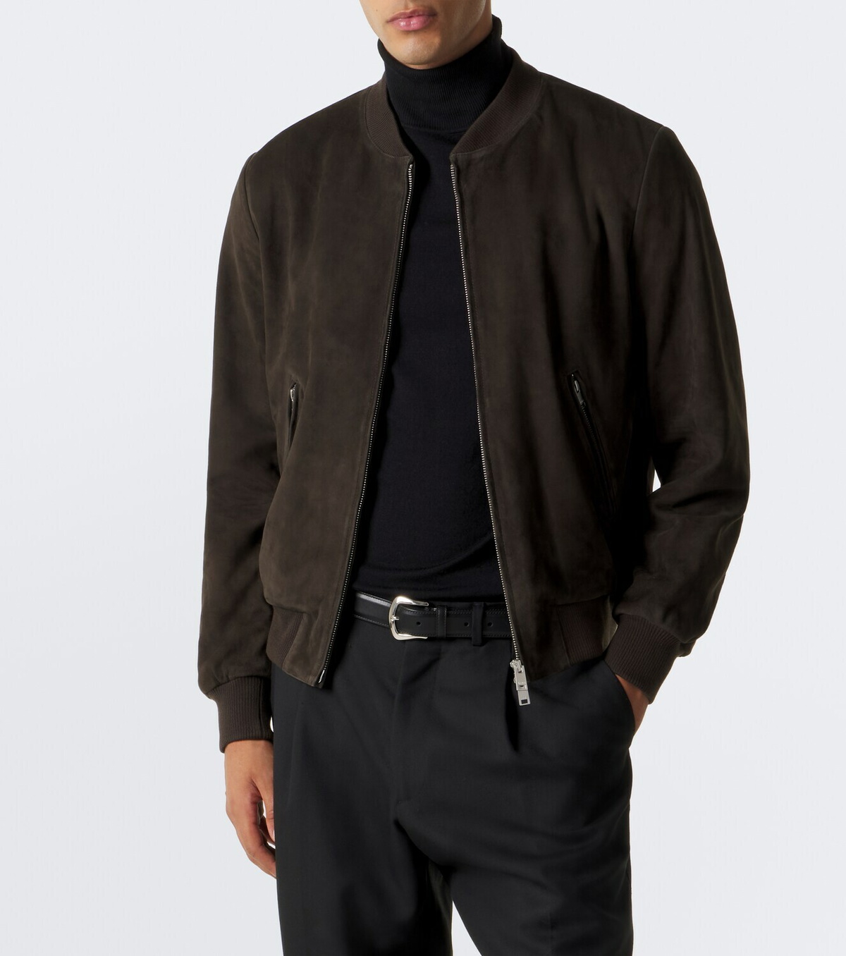 Arma Didier suede bomber jacket
