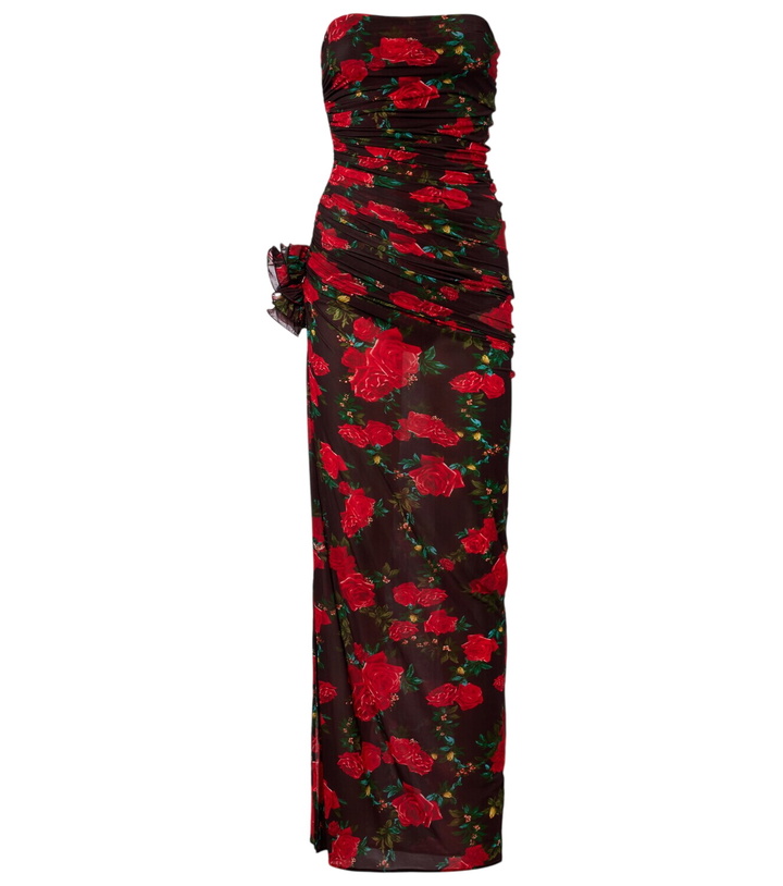 Magda Butrym Red Floral Maxi Dress Magda Butrym Magda Butrym Red Floral Maxi Dress Magda Butrym