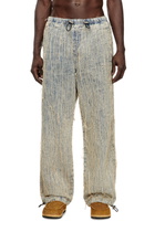 Diesel Relaxed Jeans - D-Martial - Jeans - Unisex - Blue