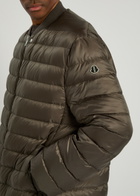 Rick Owens X Moncler Flight Padded Shell Parka Brown