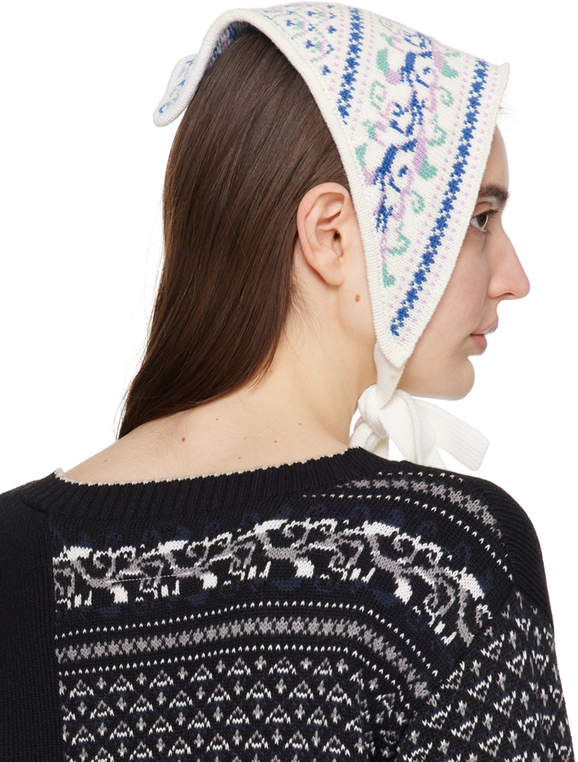 MM6 Maison Margiela Multicolor Graphic Beanie