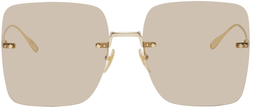 Gucci 1221 Hologram Rimless Sunglasses