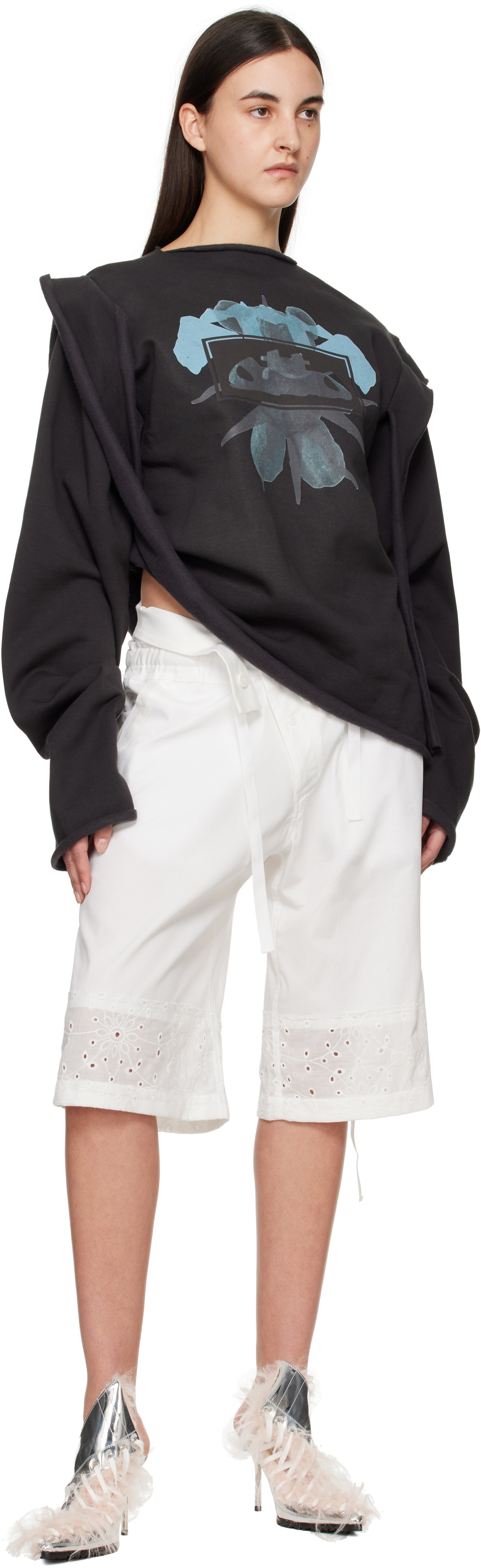 Ottolinger スウェットシャツ　MULTLINE CREWNECK Ottolinger スウェットシャツ MULTLINE CREWNECK Ottolinger