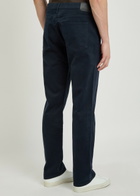 Citizens OF Humanity Elijah Straight-leg Stretch-twill Trousers Navy