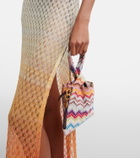 Missoni Zigzag Small jacquard top-handle bag