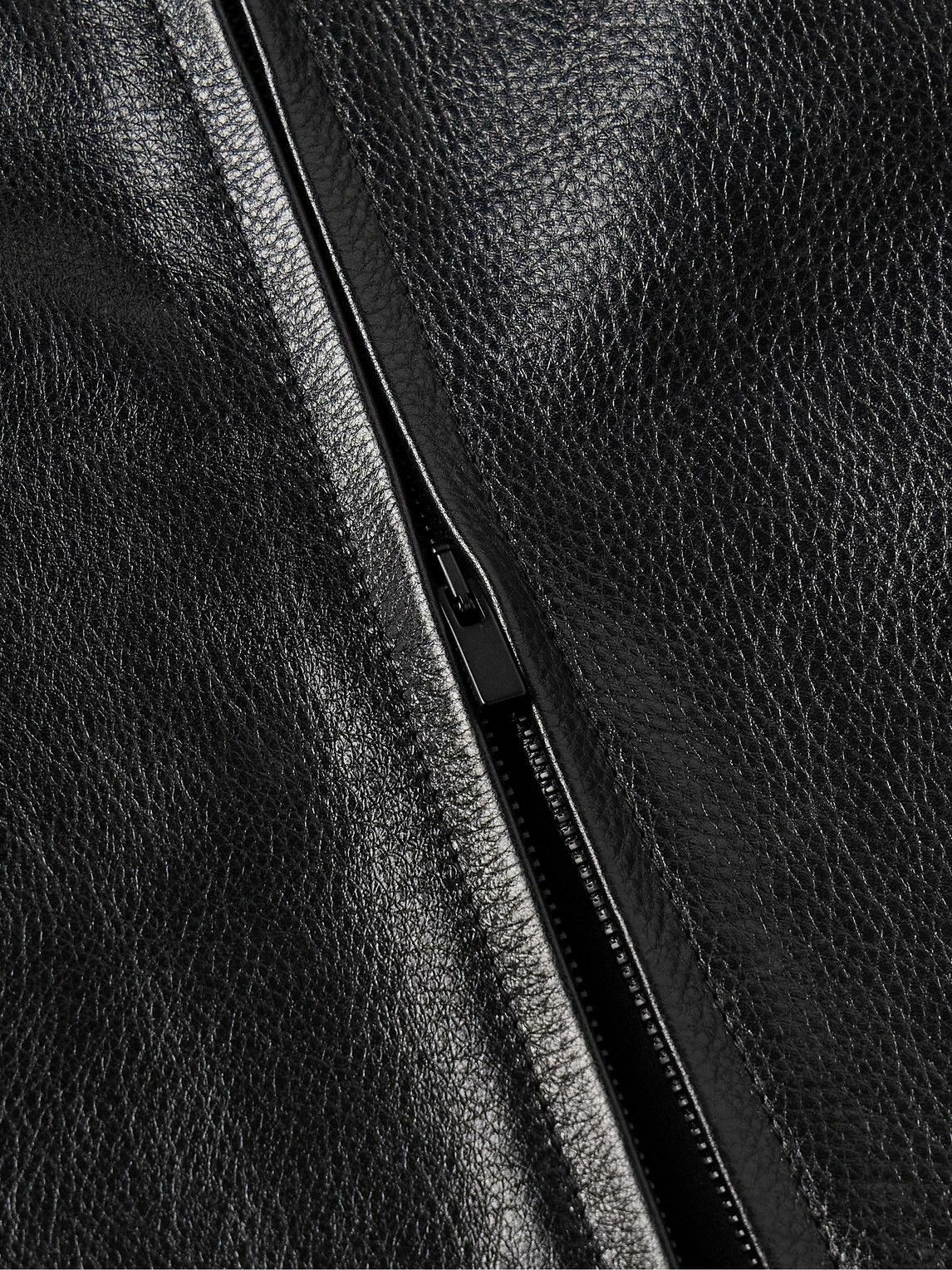 Fear of God - Full-Grain Leather Jacket - Black Fear Of God