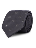 GIORGIO ARMANI - Silk-Jacquard Tie - Blue