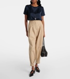 'S Max Mara Rebecca satin T-shirt