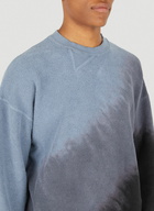 Hand Dyed Twist Sweatshirt in Grey