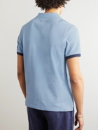 Vilebrequin - Logo-Embroidered Cotton-Piqué Polo Shirt - Blue