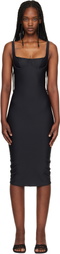 SKIMS Black 'SKIMS Body' Midi Dress