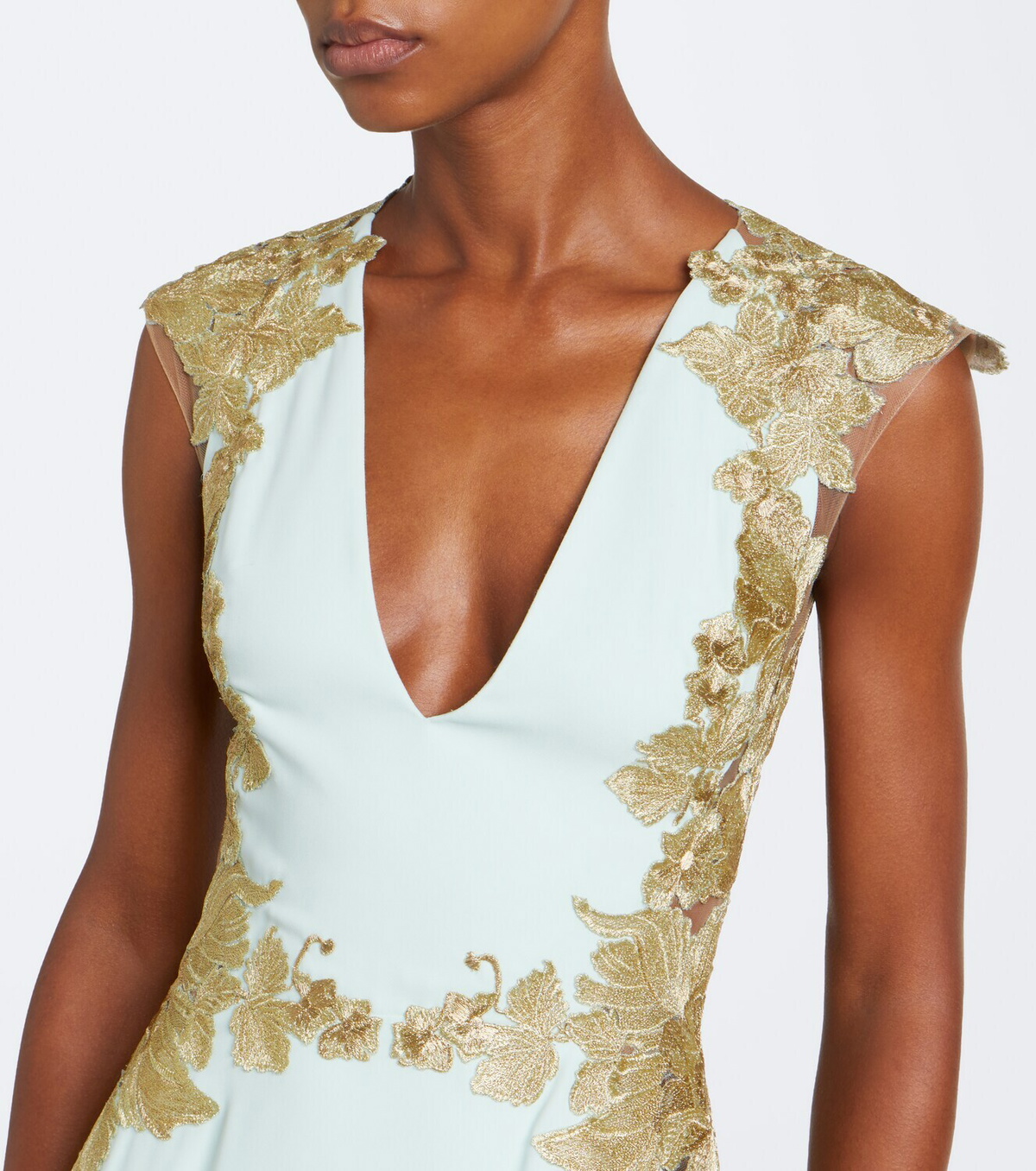 Costarellos Embroidered gown
